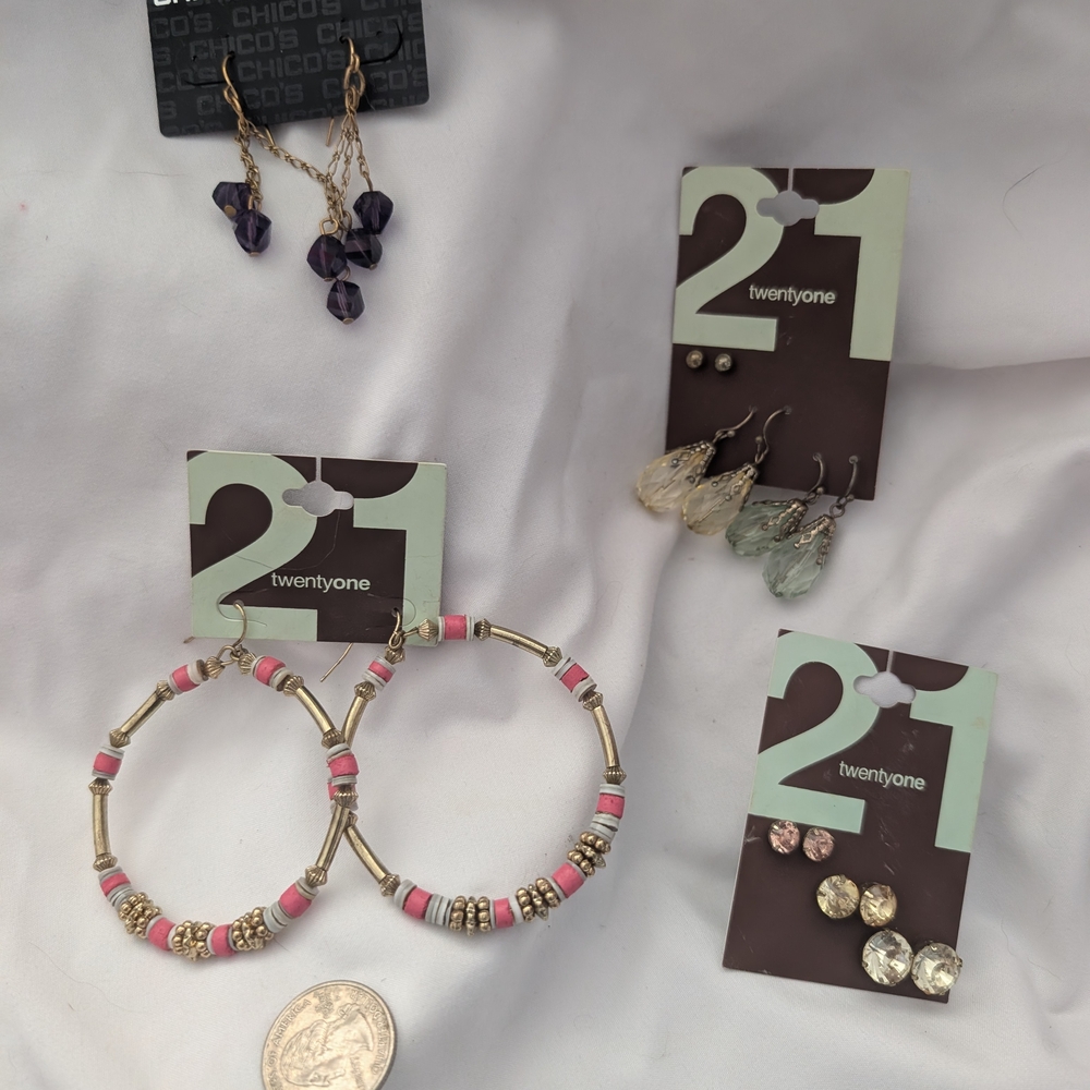 Chicos & Forever 21 NWT Pierced Earring Bundle
